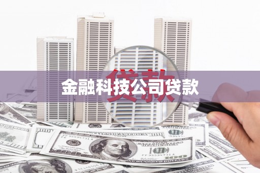 官田金融科技公司贷款