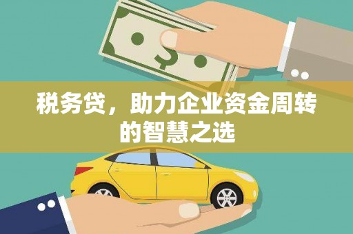 官田税务贷，助力企业资金周转的智慧之选