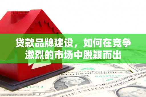官田贷款品牌建设，如何在竞争激烈的市场中脱颖而出