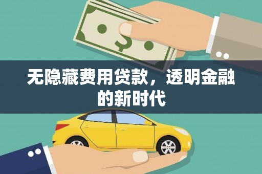官田无隐藏费用贷款，透明金融的新时代