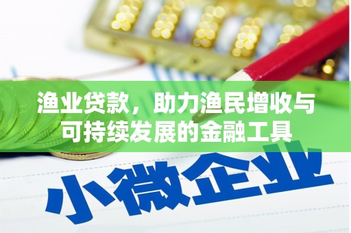 官田渔业贷款，助力渔民增收与可持续发展的金融工具