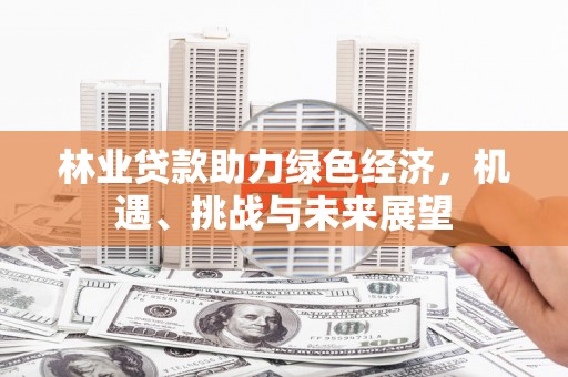 官田林业贷款助力绿色经济，机遇、挑战与未来展望
