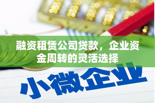 官田融资租赁公司贷款，企业资金周转的灵活选择