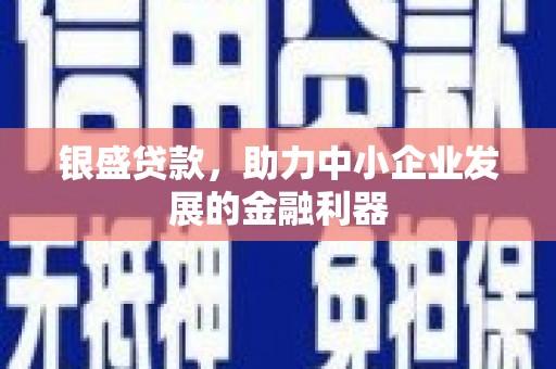 官田银盛贷款，助力中小企业发展的金融利器