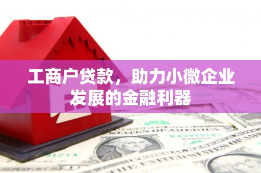 官田工商户贷款，助力小微企业发展的金融利器