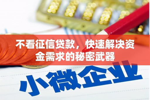 官田不看征信贷款，快速解决资金需求的秘密武器