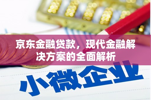 官田京东金融贷款，现代金融解决方案的全面解析