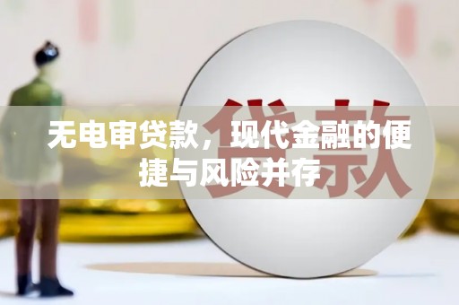 官田无电审贷款，现代金融的便捷与风险并存