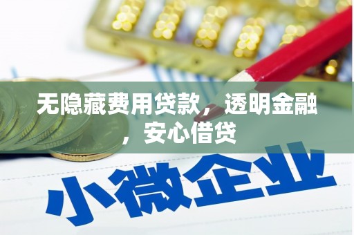 官田无隐藏费用贷款，透明金融，安心借贷