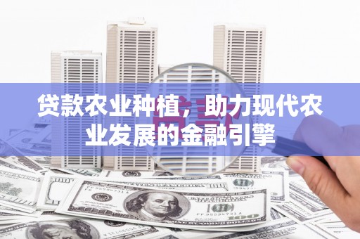 官田贷款农业种植，助力现代农业发展的金融引擎