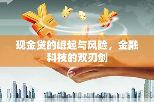 官田现金贷的崛起与风险，金融科技的双刃剑