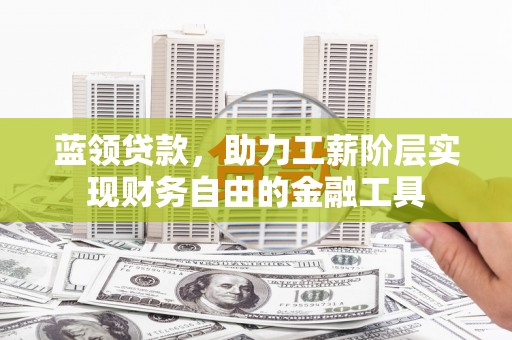 官田蓝领贷款，助力工薪阶层实现财务自由的金融工具