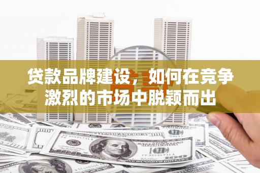 官田贷款品牌建设，如何在竞争激烈的市场中脱颖而出