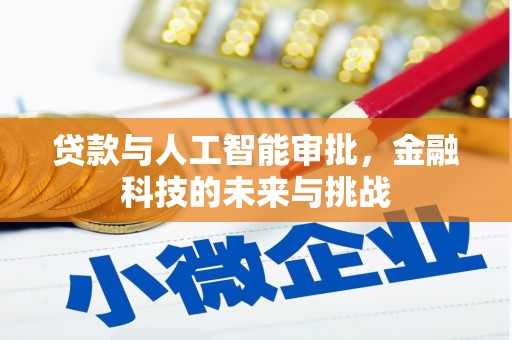 官田贷款与人工智能审批，金融科技的未来与挑战