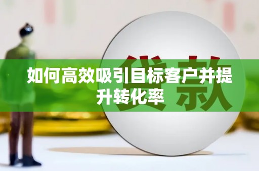 官田如何高效吸引目标客户并提升转化率