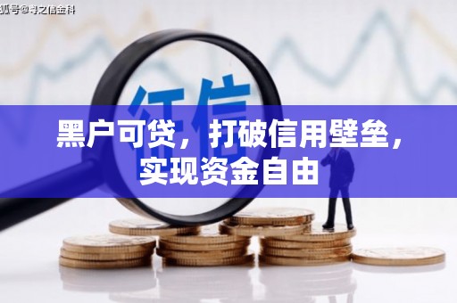 官田黑户可贷，打破信用壁垒，实现资金自由