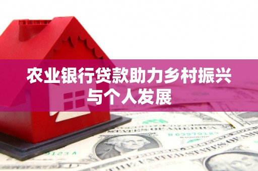 官田农业银行贷款助力乡村振兴与个人发展