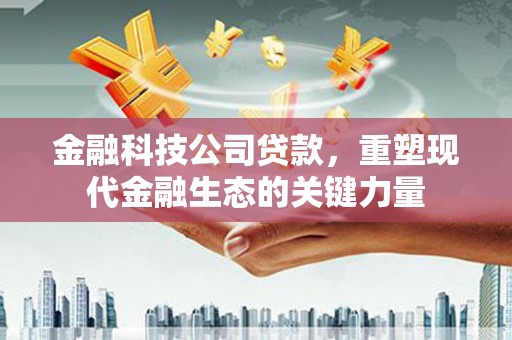 官田金融科技公司贷款，重塑现代金融生态的关键力量