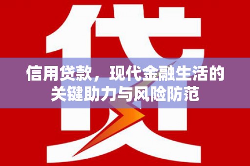 官田信用贷款，现代金融生活的关键助力与风险防范
