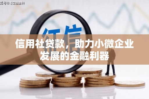 官田信用社贷款，助力小微企业发展的金融利器