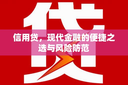 官田信用贷，现代金融的便捷之选与风险防范