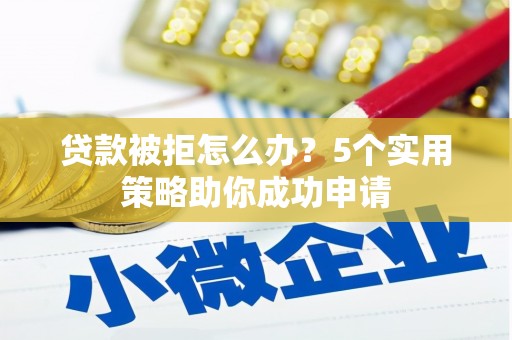 官田贷款被拒怎么办？5个实用策略助你成功申请