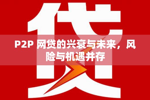 官田P2P 网贷的兴衰与未来，风险与机遇并存