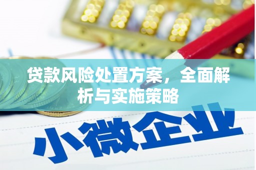 官田贷款风险处置方案，全面解析与实施策略