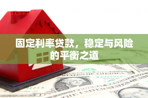 官田固定利率贷款，稳定与风险的平衡之道